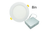 Halco LED Select Slim Downlight 8in 18W Smooth Trim 2700K-5000K Color Selectable 1712-1768lm Dimmable JA-8