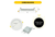 Halco LED Select Slim Downlight 6in 13W Baffle Trim 1117-1166lm Color Selectable
