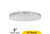 Flush Mount Brushed Nickel Trim Slim Drum 15" Selectable CCT 27/30/35/40/50K 25W 1900LM 120V TRIAC Dimming White Plastic Lens with Microwave Motion Sensor - 90333