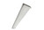 Halco LWA-P40U4-40 10299 Traditional Linear Wrap 4ft Prismatic Lens 40W 4000K, energy-efficient fluorescent lighting fixture with a sleek, long design and prismatic lens for even light distribution.