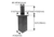 Halco Replacement Square Tenon 4in Pole Top Mount with 2-3/8” (outside dimension) MAX EPA: 0.3 (For mounting one fixture or Bullhorn) - Included with Square Pole Kit