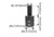 Round Tenon 4in Pole Top Mount with 2-3/8” (outside dimension) MAX EPA: 0.3 (For mounting one fixture or Bullhorn) - 741216