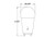 Halco 15A19-LED-9CS-GU24-D-T20 83216 LED A19 Lamp GU24 Base Color Selectable 2700K-5000K 15W 1600 Lumens Dimmable T20, illustration showing detailed technical specifications and dimensions of the LED bulb.