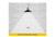 Halco 11A19-LED5-827-D 85103 11 Watt A19 E26 Base LED 2700K Dimmable G5, image showing LED light beam angle of 180 degrees illuminating a white brick wall.