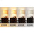 Halco 15A19-LED5-850-D 85110 15 Watt A19 E26 Base LED Light Bulb, dimmable with 5000K daylight color temperature, shown in different color temperature settings from 2700K to 5000K last image.
