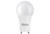 Halco 9A19-GU24-LED5-850-D 85152 A19 9W GU24 Base LED 5000K Dimmable G5, image of a white LED light bulb with a rounded top and GU24 base.