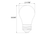 Halco LED Filament A15 Bulb Medium (E26) Base 2700K 8.8W 800 Lumens (60W Equiv) Clear Dimmable T20 Gen-4