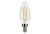 Halco LED Filament Bullet B11 Bulb Candelabra (E12) Base 2700K 3.3W 300 Lumens (40W Equiv) Clear Dimmable T20 Gen-4
