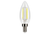 Halco LED Filament Bullet B11 Bulb Candelabra (E12) Base 5000K 3.3W 300 Lumens (40W Equiv) Clear Dimmable T20 Gen-4