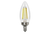 Halco LED Filament Bullet B11 Bulb Candelabra (E12) Base 5000K 8.8W 800 Lumens (75W Equiv) Clear Dimmable T20 Gen-4