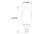 Halco LED Filament Bullet B11 Bulb Candelabra (E12) Base 5000K 8.8W 800 Lumens (75W Equiv) Frosted Dimmable T20 Gen-4