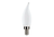 Halco LED Filament Flame Tip CA11 Bulb Candelabra (E12) Base 3000K 3-Step Built In Dimming 80/300/500Lum (1.5/3/5W) (60W Equiv) Frosted T20 Gen-4