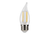 Halco LED Filament Flame Tip CA11 Bulb Medium (E26) Base 2700K 3.3W 300 Lumens (40W Equiv) Clear Dimmable T20 Gen-4