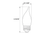 Halco LED Filament Flame Tip CA11 Bulb Medium (E26) Base 3000K 3.3W 300 Lumens (40W Equiv) Clear Dimmable T20 Gen-4