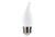 Halco LED Filament Flame Tip CA11 Bulb Medium (E26) Base 5000K 3-Step Built In Dimming 80/300/500Lum (1.5/3/5W) (60W Equiv) Frosted T20 Gen-4