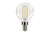 LED Filament Globe G16.5 Bulb Candelabra (E12) Base 2700K 2.7W 250 Lumens (25W Equiv) Clear Dimmable T20 Gen-4 - 82642