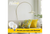Halco LED Filament Globe G25 Bulb Medium (E26) Base 5000K 5W 500 Lumens (60W Equiv) Frosted Dimmable T20 Gen-4