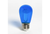 LED Filament Sign S14 Blue Bulb Medium (E26) Base 5W 200 Lumens Blue Dimmable Gen-4 - 82687