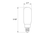 Halco LED Filament Tube 3in T8 Bulb Candelabra (E12) Base 5000K 5W 450 Lumens (40W Equiv) Clear Dimmable T20 Gen-4