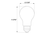 Halco LED Filament A-shape A19 Bulb Medium (E26) Base 2700K 3-Way Dim T20 3.3W, 5.5W, 8.8W 300/500/800 Lumens (60W Equiv) Frosted Gen-4