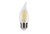 Halco LED Filament Flame Tip CA11 Bulb Medium (E26) Base 2700K 3-Way Dim T20 2.2W, 3.3W, 5.5W 200/300/500 Lumens (60W Equiv) Clear Gen-4