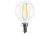 LED Globe (G16.5) Filament Bulb Clear Candelabra (E12) Base 120V 180 Lumen 15000 hours 80 CRI Dimmable