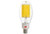 Halco LED HID Filament ED37 Lamp 60W-85W 3000K Selectable Lumens with EX39/E39 Base, showcasing a yellow filament inside a clear bulb.