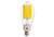 Halco LED HID Filament ED37 Lamp 60W-85W 4000K Selectable Lumens (11100/12580/15725) EX39/E39 Base, energy-efficient LED light bulb with a clear glass exterior and yellow internal filament design.