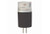 Halco LED JC Lamp 2.3W, compact G4 base LED bulb in black and clear plastic, emitting 3000K warm white light with 250 lumens, non-dimmable, rated for 40,000 hours, suitable for low voltage 10-15V lighting fixtures.