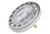 Halco PAR36FL17/827/LED 80863 LED PAR36/AR111 2700K Dimmable 32 Degree MP Term ProLED, close-up image of the LED bulb with a metallic body and orange connector