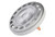 Halco PAR36FL17/827/LED 80863 LED PAR36/AR111 2700K Dimmable 32 Degree MP Term ProLED, close-up image of the LED bulb with a metallic body and orange connector