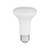 Eiko 7W 550LM BR20 Plastic 80CRI 3000K Dimmable E26 light bulb, front view showing white plastic housing and screw base.