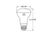 LED BR20 Flood (110D) Color Selectable 2700K-5000K 6W 525 Lumens (45W Equiv) Dimmable T20 - 83220