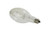 Halco MP400/BU/CSTF 60502 400W MP ED37 EX39 BU Covershield, clear electric light bulb with a glass exterior and metal base.