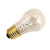 Halco A15CL25 6016 25W A15 CL 130V light bulb, clear incandescent light bulb with gold screw base.