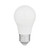 Eiko 8W 800LM A19 80CRI 3000K Plastic Frosted Dimmable E26 bulb, frosted LED light bulb with screw base for energy-efficient lighting.