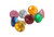 Halco BR30 Bulged Reflector Incandescent Bulb 65W 2700K Pink Dimmable, colorful decorative glass bulbs in pink, silver, orange, blue, red, green, and gold for lighting and ambiance.
