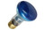 Halco R20 Reflector Flood Incandescent Bulb 50W 2700K Medium (E26) Base 130V Blue Dimmable, blue-colored reflector bulb with E26 screw base for flood lighting.