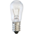 S6 Indicator Incandescent Bulb 6W 2700K Candelabra Base 130V Clear Dimmable - 9042