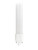 Eiko 9.5W 1200lm PLC Type A Plastic 80CRI 3500K Dimmable Omni G24q, a compact energy-efficient fluorescent lighting bulb with a white plastic body and standard G24q base.