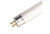 Halco Fluorescent F13 T5 Tube 21in 13W 3000K Miniature Bi-Pin Base Preheat Start Non-Dimmable 3150 Lumens Avg Life 6000 hrs, close-up of the fluorescent light tube with dual pins for lighting installation.