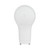Eiko 9W 810LM A19 90CRI 3000K Plastic Frosted Dimmable GU24 light bulb, front view image showing frosted plastic cover and white base.