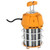 Eiko LED Temporary Work Light Connectable 100W, 12,000 lumens, NON-DIM, 5000K, 80+ CRI, hook base, 120VAC, portable industrial lighting with adjustable high-intensity LED bulbs for construction sites and workshops.