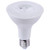 Eiko LED PAR30 Flood 40 Degree 11W - 850lm Dimmable 3000K 80+CRI 120VAC E26, image of a white LED spotlight bulb with a textured reflector and screw-in base.