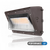 SLG WPC Series Wall Pack Gen, 22000Lm - 150W, 120-277 VAC, 3000/4000/5000K CCT, Dark Bronze, with photocell and 3.5mm AUX Sensor Receptacle