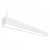 SLG SAL Liner Fixture, Medium 2.75" x 3.15" / 2FT, 2800Lm Max Lumen Selectable, 5 Level Distribution Selectable, Flat Lens, G1, Field Selectable CCT 3000K/3500K/4000K, White