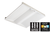 Aleo Lighting LT-CD-14-UXL-30/8CT G6 (SR/RC) – Slim Volumetric Troffer, 1' x 4', 20W / 25W / 30W, 3500K / 4000K / 5000K