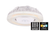 Aleo Lighting RPC-55UX/CT G2 (SR/RC) – Round LED Parking Garage Canopy, 32W / 36W / 40W / 48W / 55W, 3500K / 4000K / 5000K