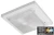 Aleo Lighting LCP-55UX/CT (TAA) – LED Square Canopy Luminaire, 36W / 45W / 55W, 3500K / 4000K / 5000K