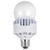 Eiko LED A21 HID Replacement 20W-2900LM 4000K 80CRI Non-Dim E26 120-277V, LED bulb with rounded white diffused cover and white base with heat sink fins.